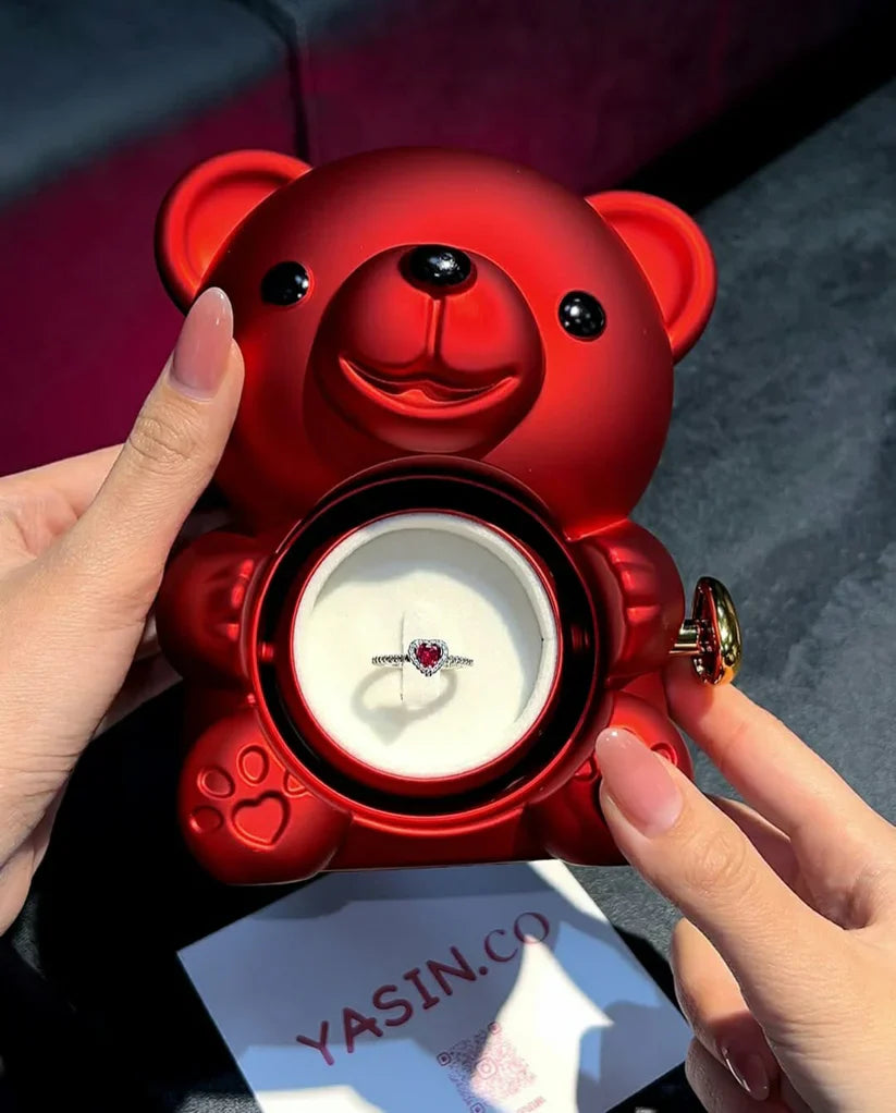 Elegant Teddy Box With Premium Heart Ring š(Advanced Only)